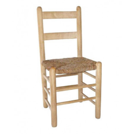 Silla comedor Duquesa Chopo 90 asiento enea - Anea acabado crudo