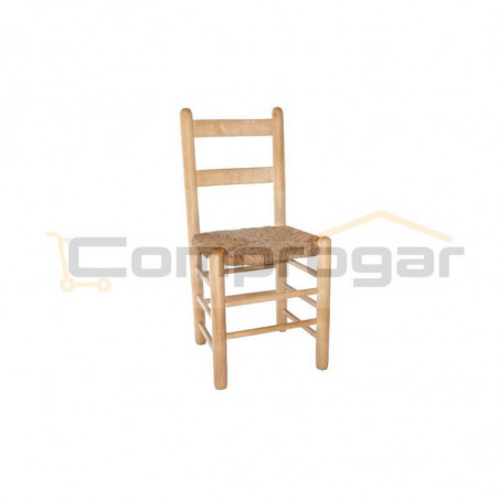 Silla comedor Duquesa Chopo 90 asiento enea - Anea acabado crudo