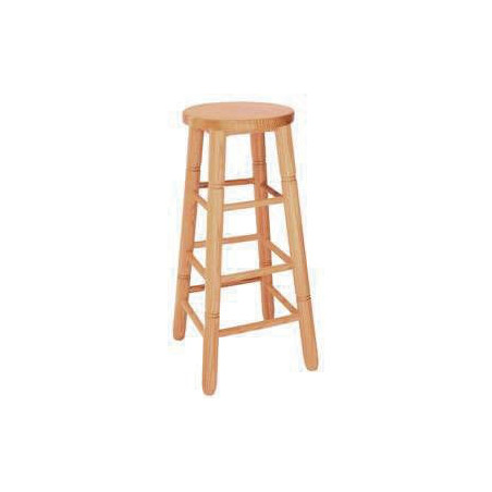 Taburetes redondos de madera pino de 75 altura Taburetes redondos de madera pino de 75 altura