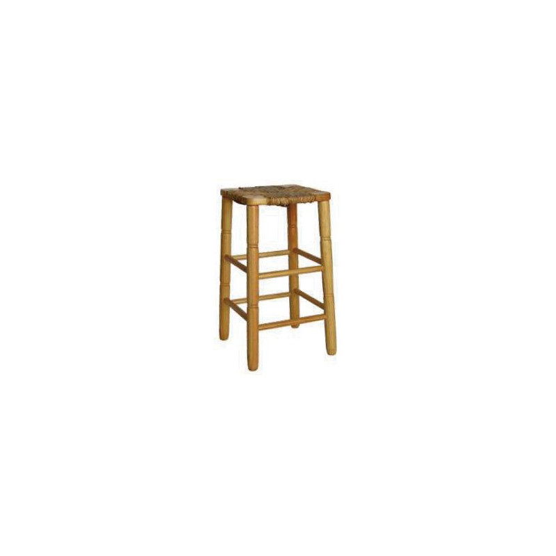 Taburete piramidal de madera sin respaldo chopo pino 60 constante