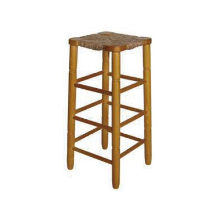 Taburete piramidal de madera sin respaldo chopo pino 75-80 constante