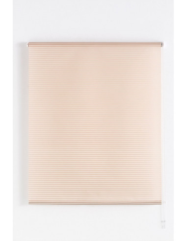 Estor enrollable translúcido rayado medidas estándar color beide