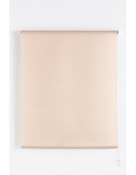 Estor enrollable translúcido rayado medidas estándar color beide