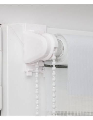 Estor enrollable doble tejido Noche y Día "Fácil Instalación" detalle mecanismo