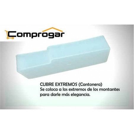 Cantonera - cubre extremos persiana alicantina plástico