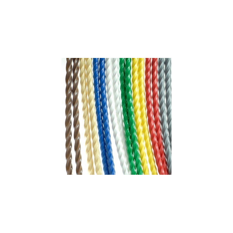 Cortina PVC exterior antimoscas a medida colores opacos "Sofía"