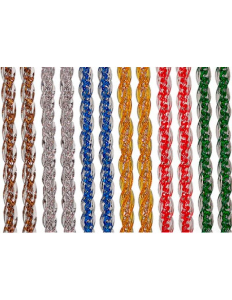 Cortina PVC exterior antimoscas a medida "Estrella"