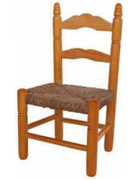 Sillón colonial costurera madera pino Enea-Anea