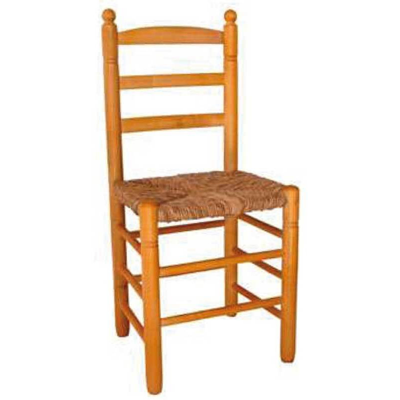 CTSC - Silla Comedor Bola Reforzada Madera Chopo Asiento Enea CTSC - Silla Comedor Bola Reforzada Madera Chopo Asiento Enea