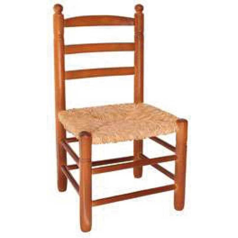 Silla Bola mediana de madera de chopo asiento de Enea