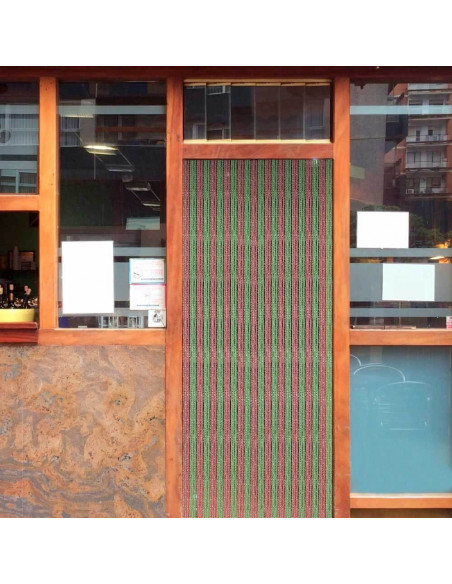 Cortina PVC exterior antimoscas a medida "Estrella" in comprogar