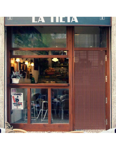 Cortina PVC exterior antimoscas a medida "Sofía" colores cristal