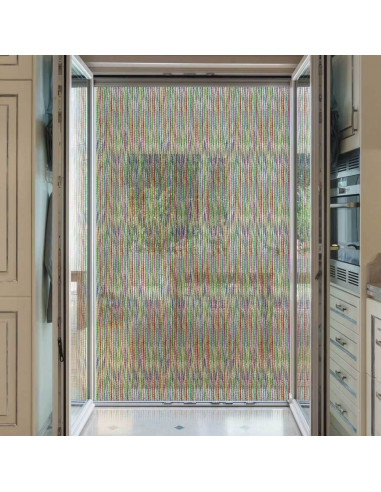 Cortina PVC exterior antimoscas a medida "Ola"