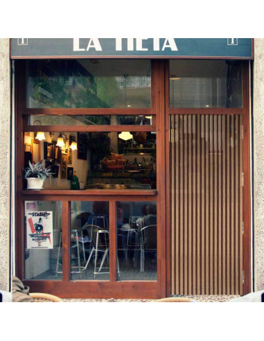 Cortina cordón opaco PVC exterior antimoscas a medida "Silvia" comprogar