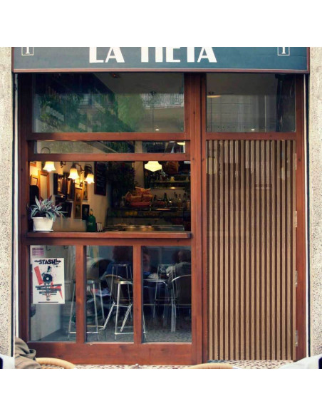 Cortina cordón opaco PVC exterior antimoscas a medida "Silvia" comprogar