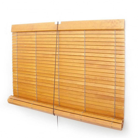 Persiana alicantina madera pintada "a medida " color naranja 