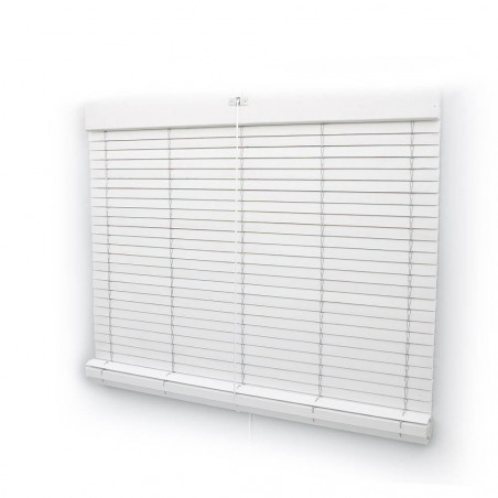 Persiana alicantina madera "a medida " color blanca pintada