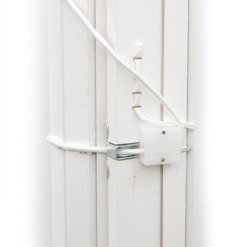 Persiana alicantina madera "a medida " color blanca pintada