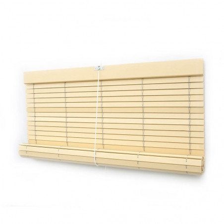Persiana alicantina madera "a medida " color marfil pintado