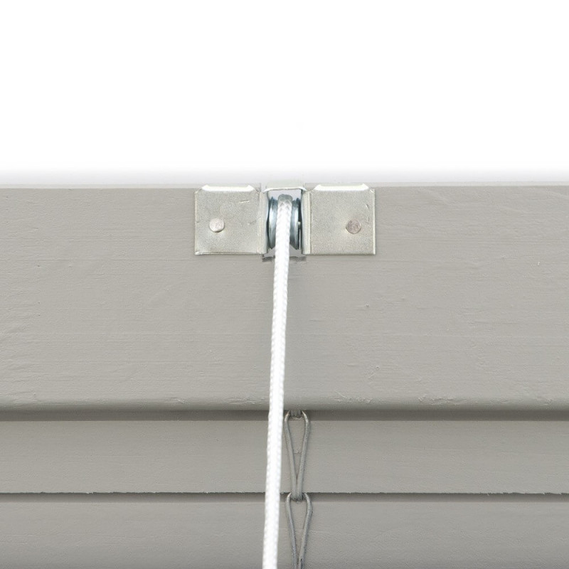 Persiana alicantina madera pintada "a medida " Color Gris Pintada