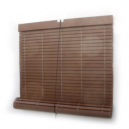 Persiana alicantina madera pintada "a medida " color Marrón pintada