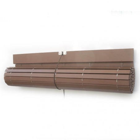 Persiana alicantina madera pintada "a medida " color Marrón pintada