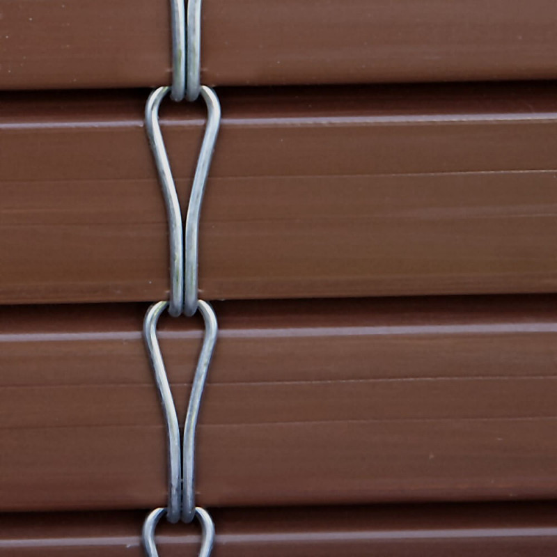 P - Persiana alicantina área irregular a medida COLOR NOGAL