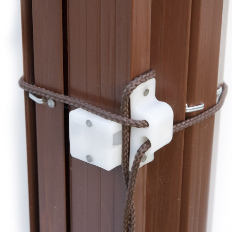 Persiana alicantina área irregular a medida COLOR NOGAL