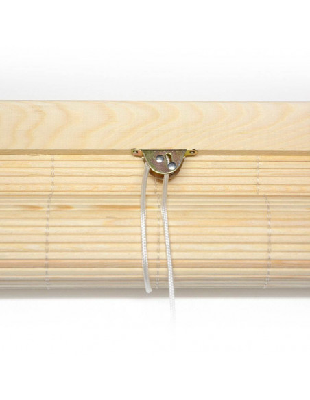 estor-cortina-enrollable-per-varillas-de-madera-natural-Ceilán-detalle-polea-metálica