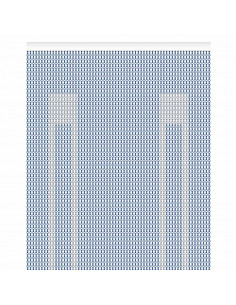 Cortina Cadenas Aluminio Crisax Rock medidas estándar 2