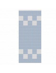 Cortina Cadenas Aluminio Crisax Samba 90x210 medidas estándar