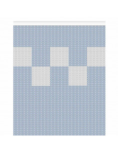 Cortina Cadenas Aluminio Crisax Samba 90x210 medidas estándar 2