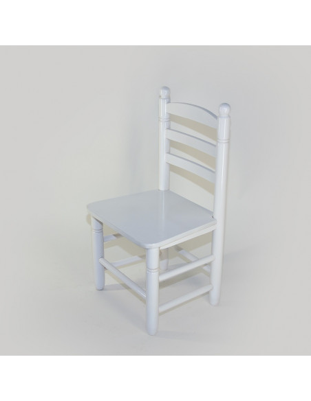 RE208-Silla-bola-chata-blanca-asiento-madera-vista-perspectiva. RE208-Silla-bola-chata-blanca-asiento-madera-vista-perspectiva.