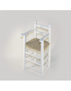 Sillón de bola niño trona madera chopo Enea-Anea 2