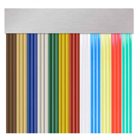 Cortina PVC exterior antimoscas a medida cinta transparente "Diana"