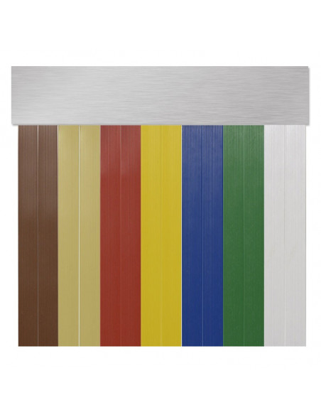 Cortina PVC exterior antimoscas cintas "Karla" Cortina PVC exterior antimoscas cintas "Karla"