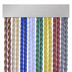 Cortina PVC exterior antimoscas a medida colores opacos "Sofía" 2