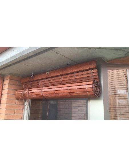 Persiana alicantina madera para exterior a Medida - barnizada o pintada