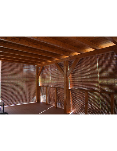 Persiana alicantina madera para exterior a...