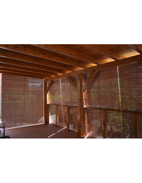 Persiana alicantina madera para exterior a Medida - barnizada o pintada