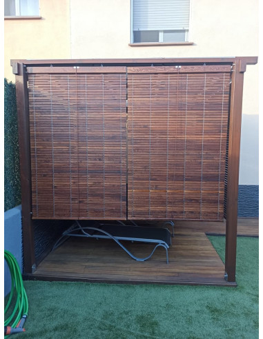Persiana alicantina madera para exterior a...
