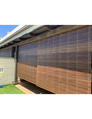 Persiana alicantina madera para exterior a...