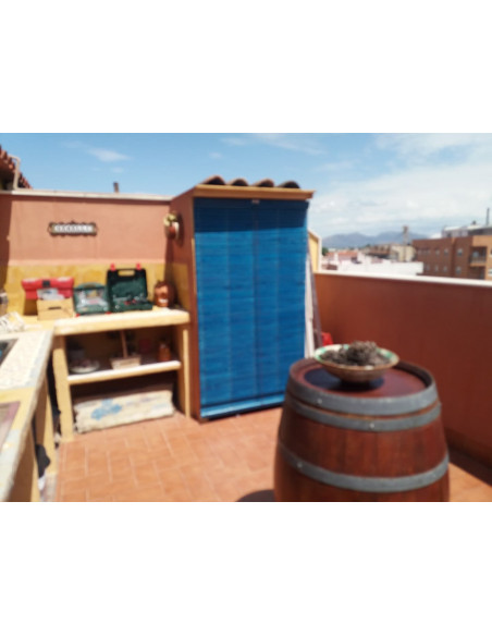 Persiana alicantina madera teñida barnizada o pintada "a medida"