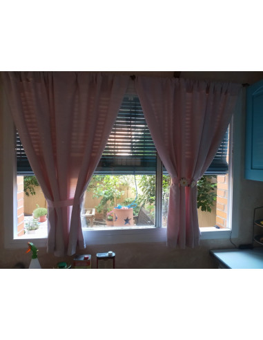 Persiana alicantina madera teñida barnizada o...