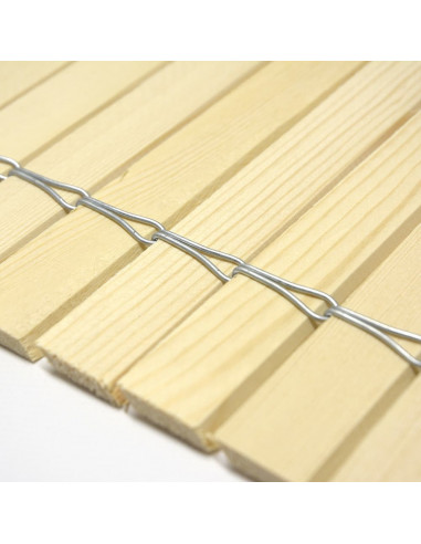 Rollo-trozo de persiana alicantina de madera a...