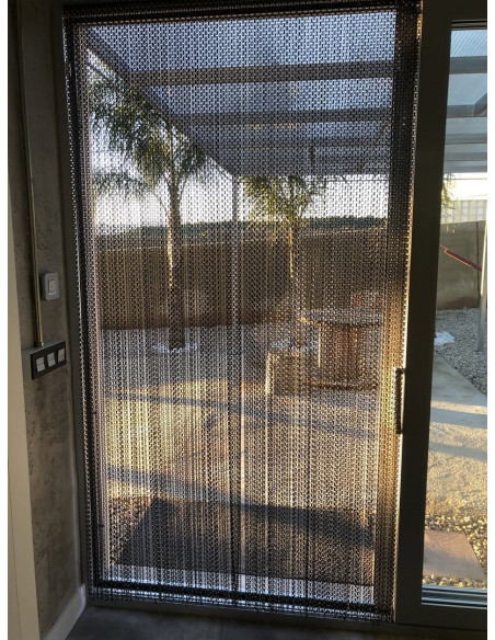 Cortina Exterior Antimoscas Aluminio KZ DOBLE  a medida