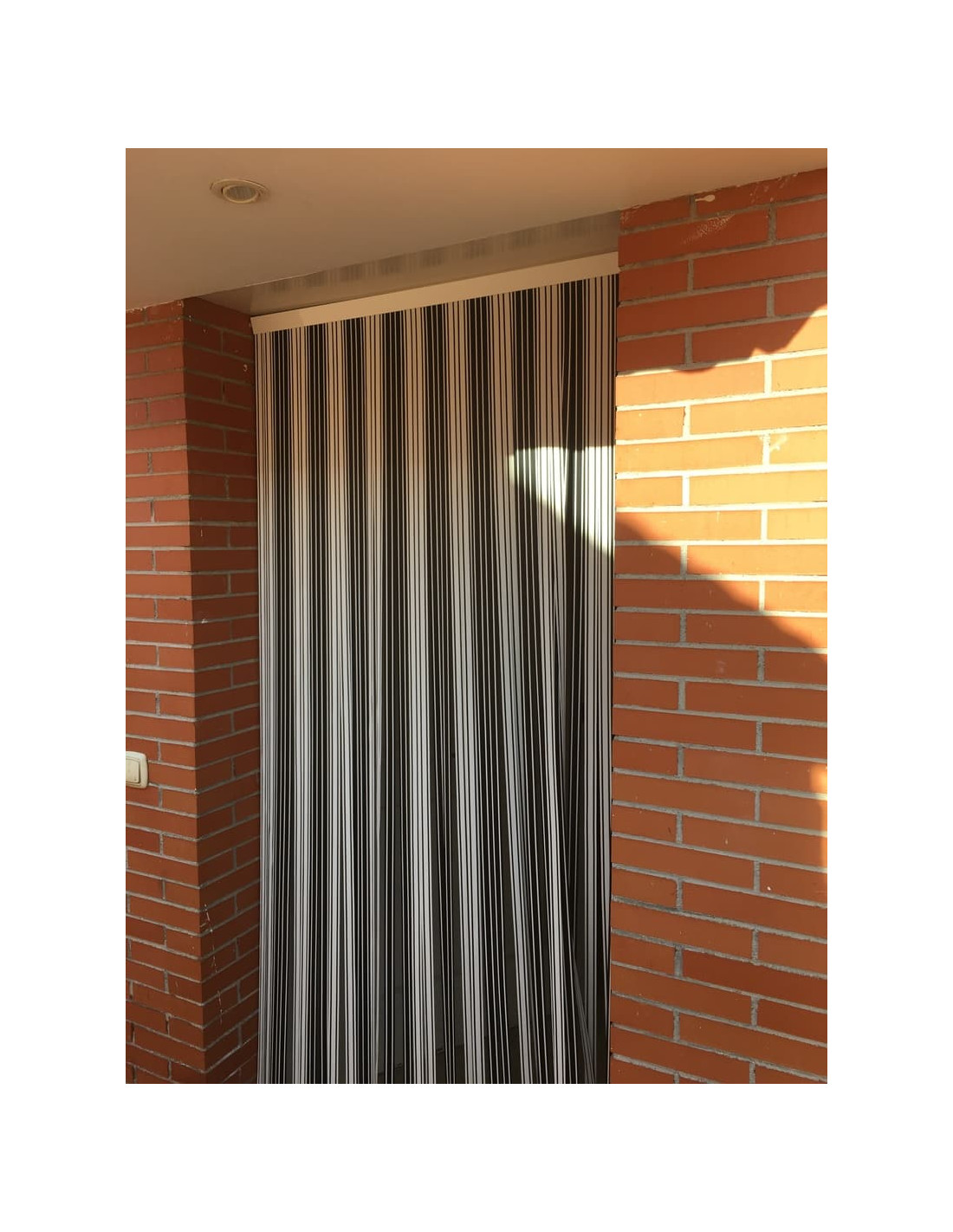 Tiras de cortina de plástico transparente industrial cortina de listones de  PVC cortina de puerta impermeable para tienda, fábrica, garaje (tamaño 