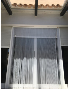 Cortina PVC exterior antimoscas a medida "Desiré" in comprogar 2