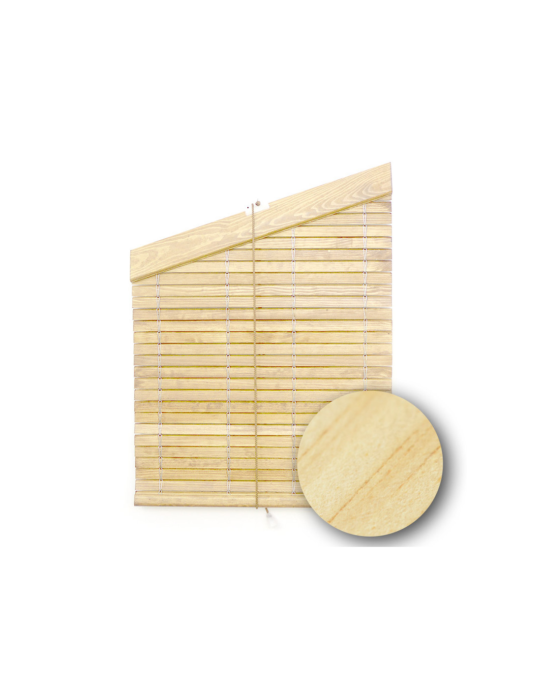 PJC - Persiana alicantina madera barnizada a medida 