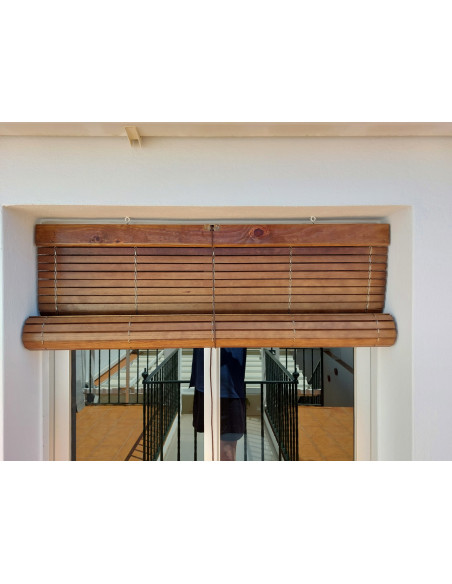 Persiana Alicantina Madera barnizada cerezo comprogar 1000 pxls